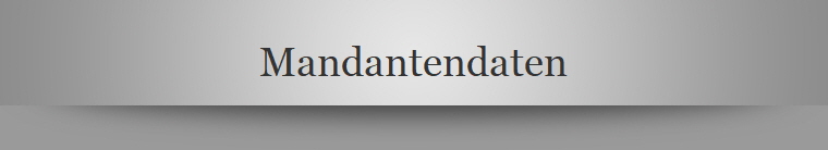 Mandantendaten